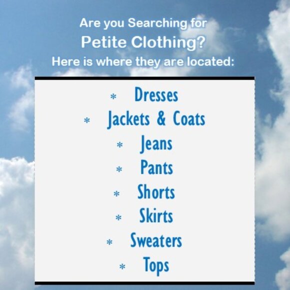 PETITE Clothing Locator - Picture 1 of 1